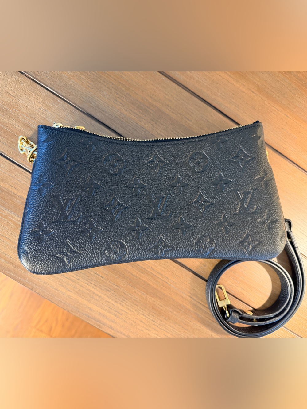 Louis Vuitton Pochette Liv - black empreinte - Picture 6 of 12